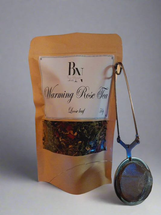 Warming rose tea